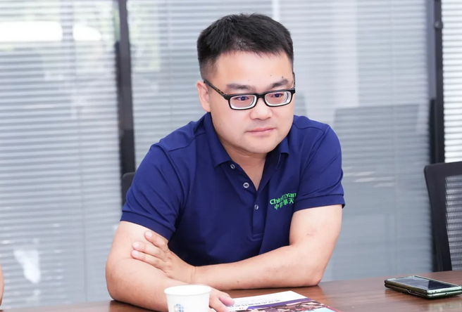 吴剑文会长走访中步擎天新能源